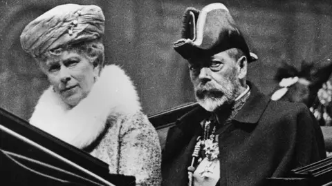 Getty Images King George V and Queen Mary