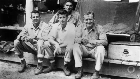 Getty Images JFK in the Solomon Islands