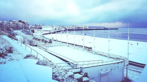 Kieron Bowers Snow at Bridlington