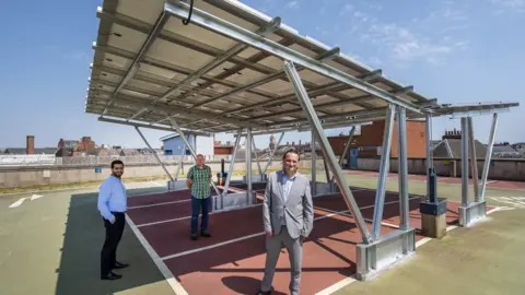 Leicester City Council New solar panel