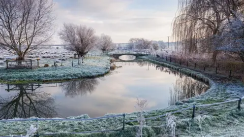 Getty Images A cold scene in a rural location (stock photo)