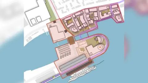 Hull City Council Artist impression of the the new cruise terminal