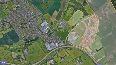 Google Map of Bowman Cross area