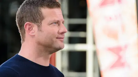 Getty Images Dermot's departure didn't go well for The X Factor. At all.