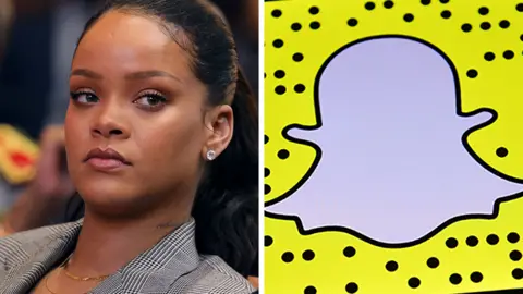 Getty Images Rihanna Snapchat