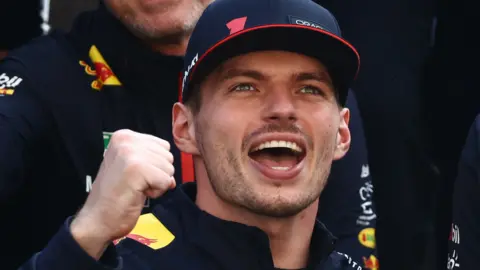 Max Verstappen celebrates winning the 2023 Canadian Grand Prix