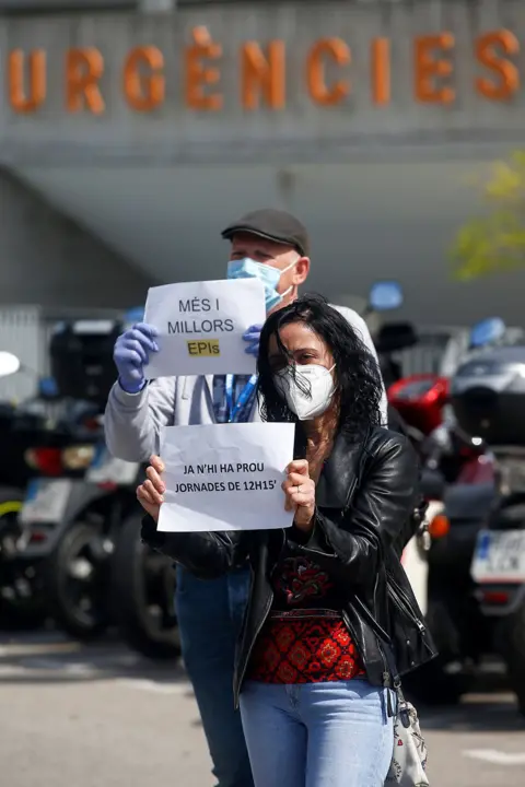 Quique Garcia / EPA-EFE Protest in Span