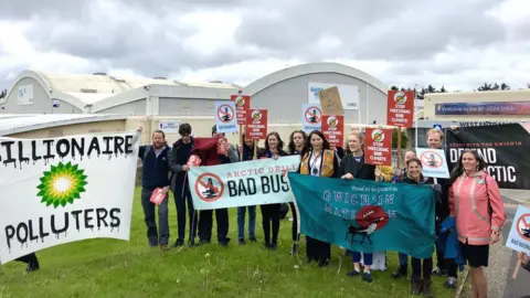 BBC Protest in Aberdeen