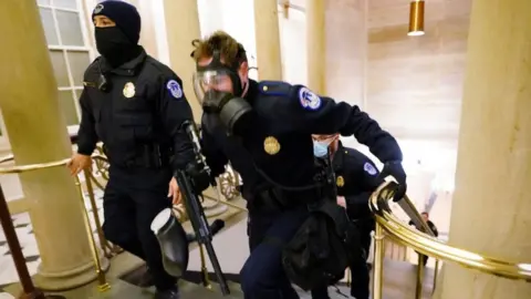 Reuters Police inside Capitol building