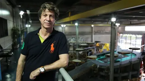 BBC Marcelo Misailidis, Artistic Director of Beija-Floor, poses for a photo