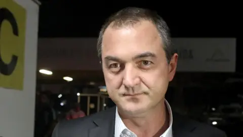 Getty Images Joesley Batista in Brasilia on September 7, 2017.