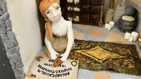 Caking it Special The witch's house cake won a merit