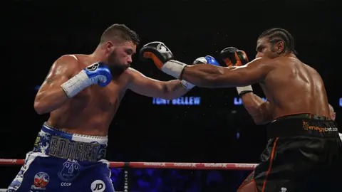 Reuters Tony Bellew fighting David Haye