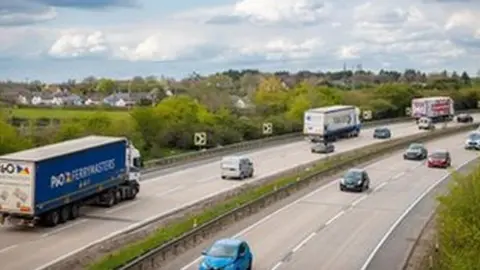 The A12 near Chelmsford