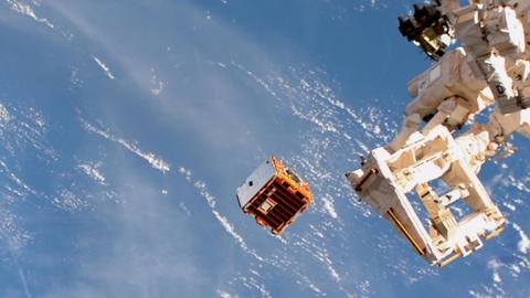 RemoveDebris: UK satellite nets 'space junk' - BBC News