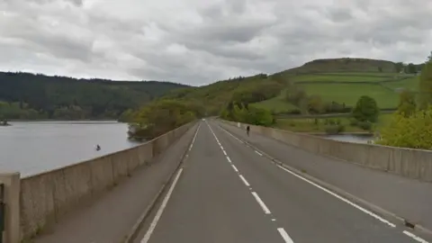 Snake Pass Section of A57 closed after landslip