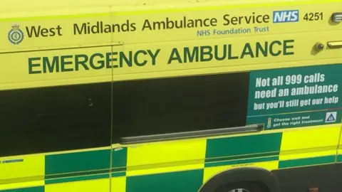 BBC West Midlands Ambulance Service vehicle