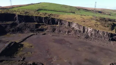 The site of the proposed incinerator near Glengormley