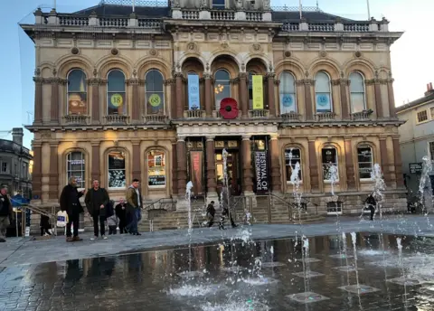 Fountains at Ipswich Cornhill