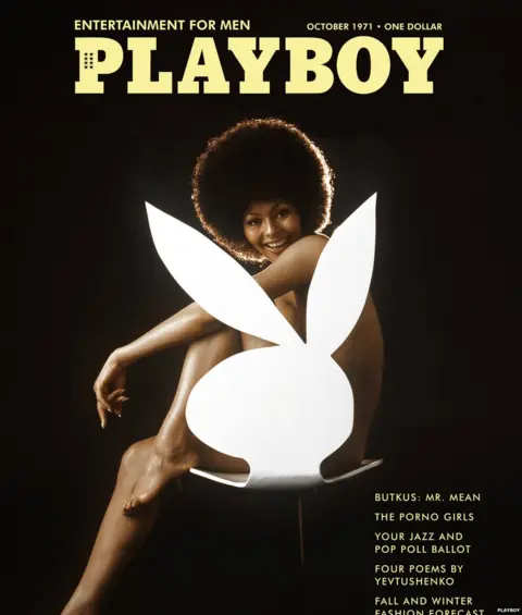 Playboy October 1971 front cover of Darine Stern