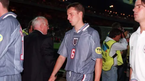 Getty Images Gareth Southgate after missing the semi-final penalty