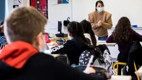 Getty Images French classroom, Feb 2021 file pic