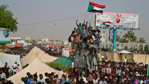 BBC Sudan protesters