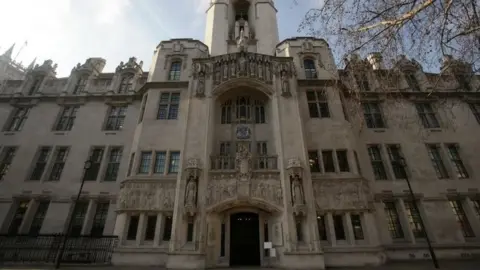 PA Media The UK's supreme court in London