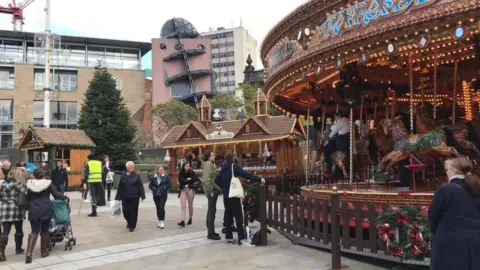 A ride at the Christmas market