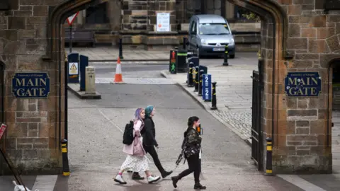 Getty Images students at Glasgow University