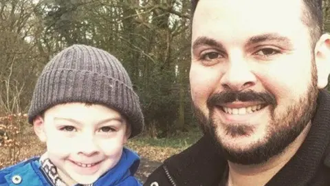 Jude Morrow Dad Jude with his son Ethan