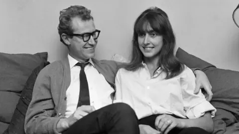 Getty Images Bamber and Christina Gascoigne in 1965