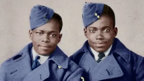 Alford Gardner Alford Gardner, left, pictured with friend Dennis Reed during World War Two