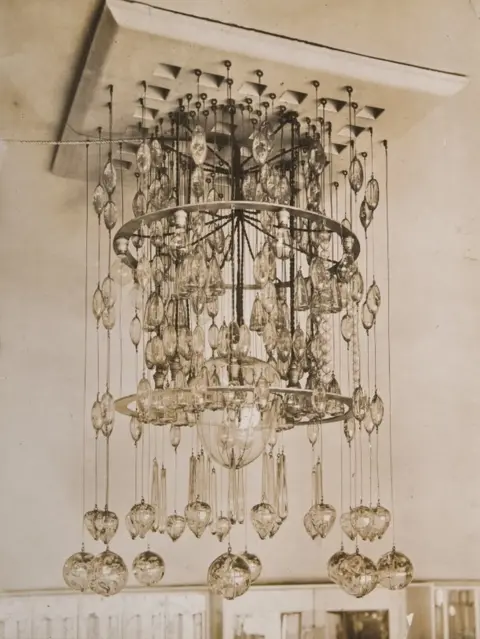 Willow Tea Rooms Trust The glass-makers were working from an old photograph to recreate the chandelier