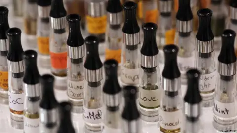 Getty Images E-liquid bottles