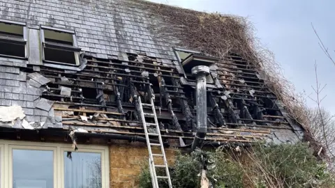 Winchcombe Farm Fire damage