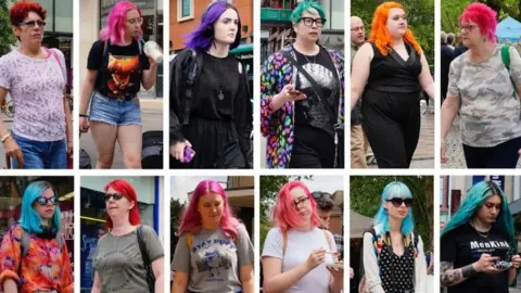 Hans Eijkelboom People with brightly coloured hair