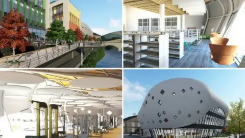 Rhondda Cynon Taf council Images of how Taff Vale could look