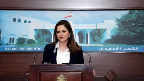 Reuters Manal Abdel Samad quit as information minister following the devastating blast in Beirut