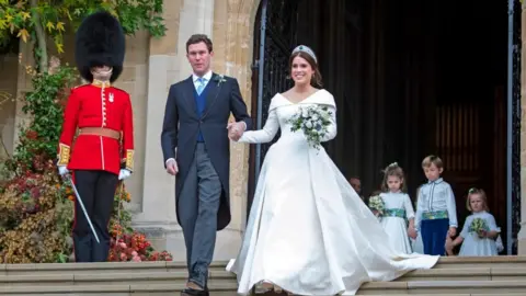 PA Media Jack Brooksbank and Princess Eugenie