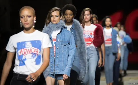 Getty Images Topshop streamed its catwalk online