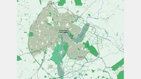 Wiltshire Council Illustration of proposed route