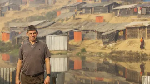 Simon Murphy SCIAF director Alistair Dutton