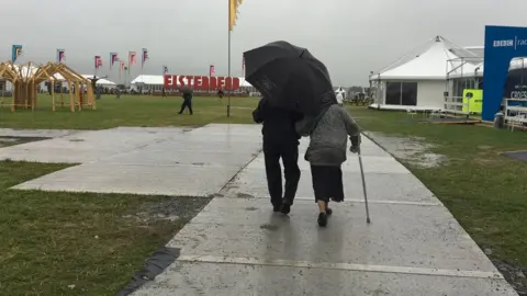 Rain at the Eisteddfod