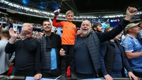 Getty Images Fans at the 2019 FA Cup final