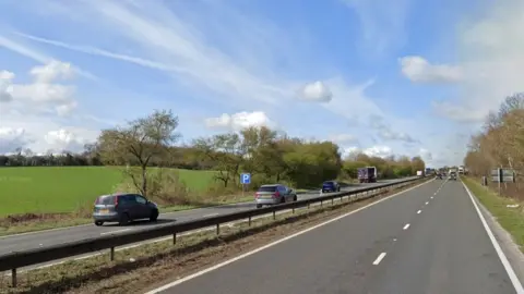 Google A303 dual carriageway near Andover