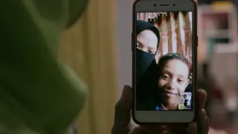 BBC Fikri video calling his grandmother