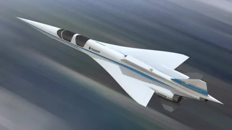 Boom An artists' rendition of Boom's one-third scale demonstrator XB-1