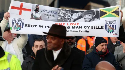 Mike Egerton West Brom fans remember Cyrille Regis