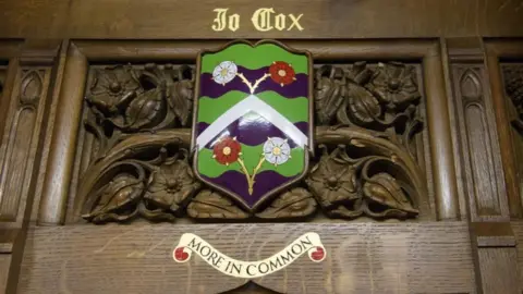 UK Parliament/Jessica Taylor Jo Cox plaque